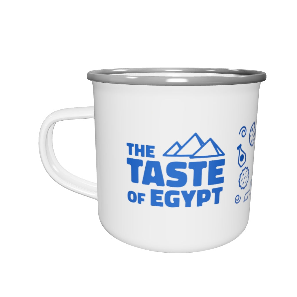 The Taste of Egypt Enamel Mug